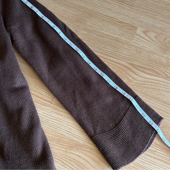 NWT H&M Brown Belted Wrap Jacket Coat Medium - Picture 4 of 8